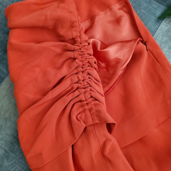 Massimo Butti Tomato Red Skirt 4 - Picture 5 of 6